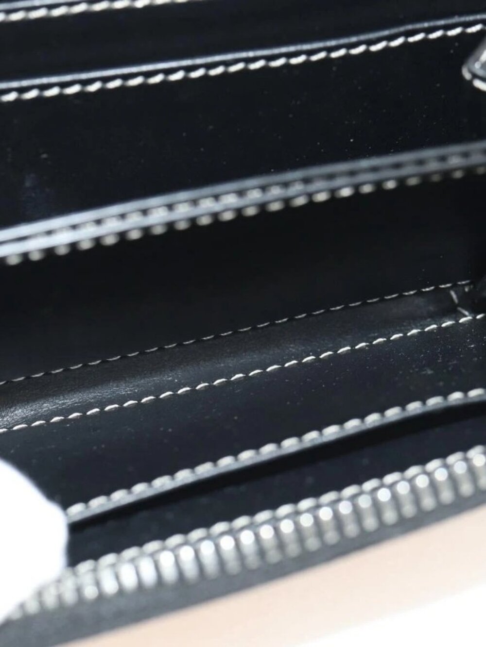 BURBERRY Coin Purse Neck Pouch PVC Beige Silve - Picture 12 of 16